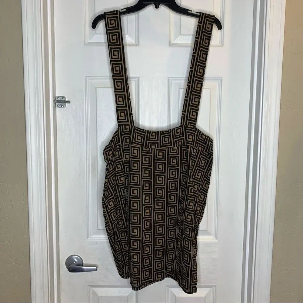 Fashion nova seriously mean it mini skirt attached suspenders size 3X